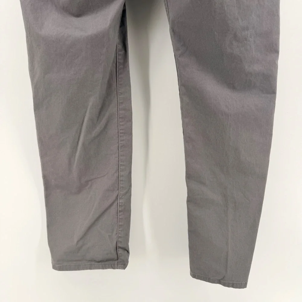 UNTUCKit‎ Straight Fit 5-Pocket Pants Gray Stretch Cotton Chinos 35x32 Mens